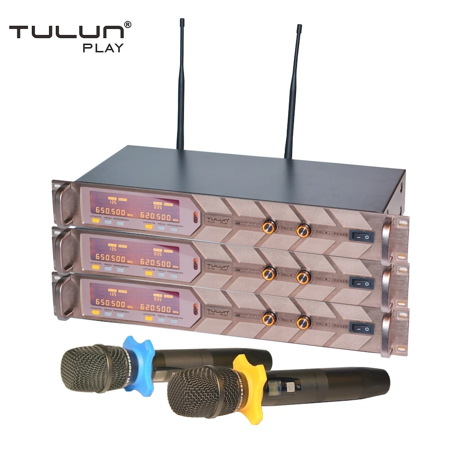 

Tulun Play PT-128 UHF Conference Home KTV Karaoke wireless Microphone