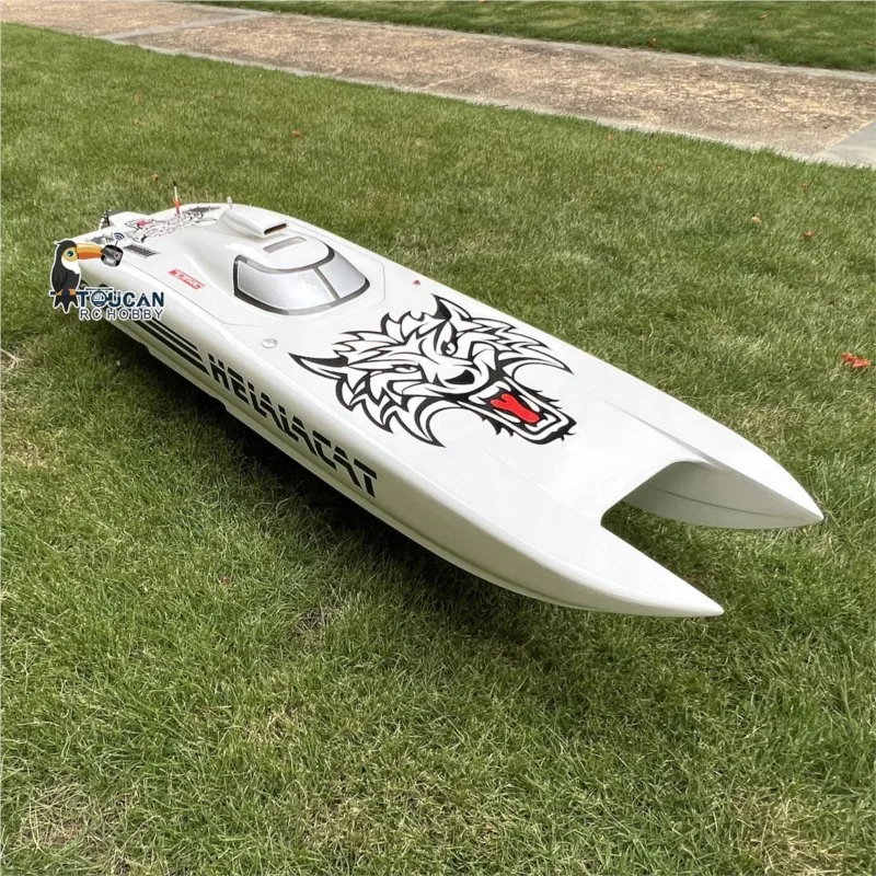 Фото DTRC G30E 30CC Волокно 70 км/ч Gaso-line Racing RC Boat Toucan Hobby Высокоскоростной ARTR с радиосистемой Сервоприводы Корабль Игрушки Модель №3
