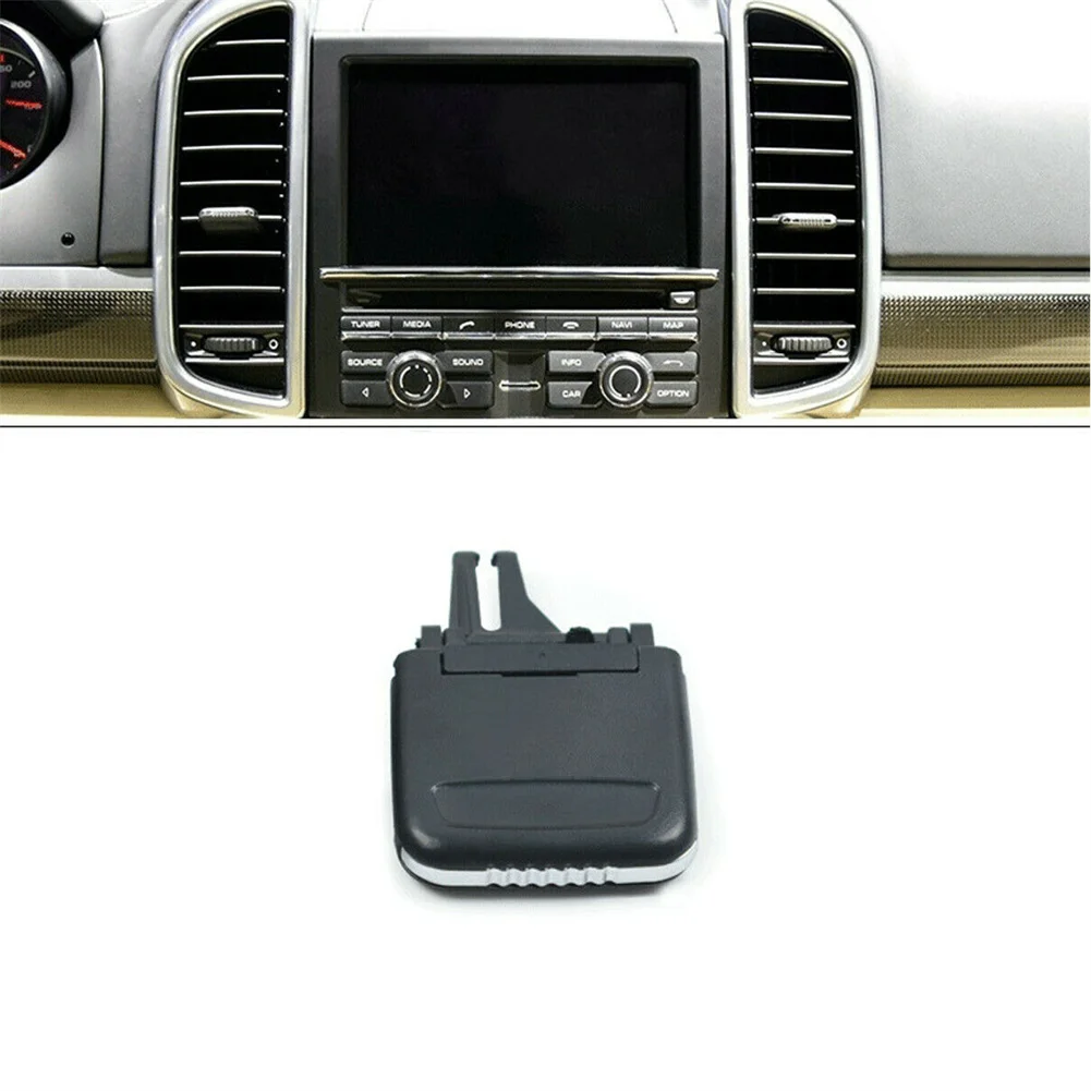 

1Pcs Air Outlet Paddle Clip 7P5819727A Universal A/C Air Vent Paddle Clip W/Chrome For Porsche 92A 958 Cayenne 2011-17