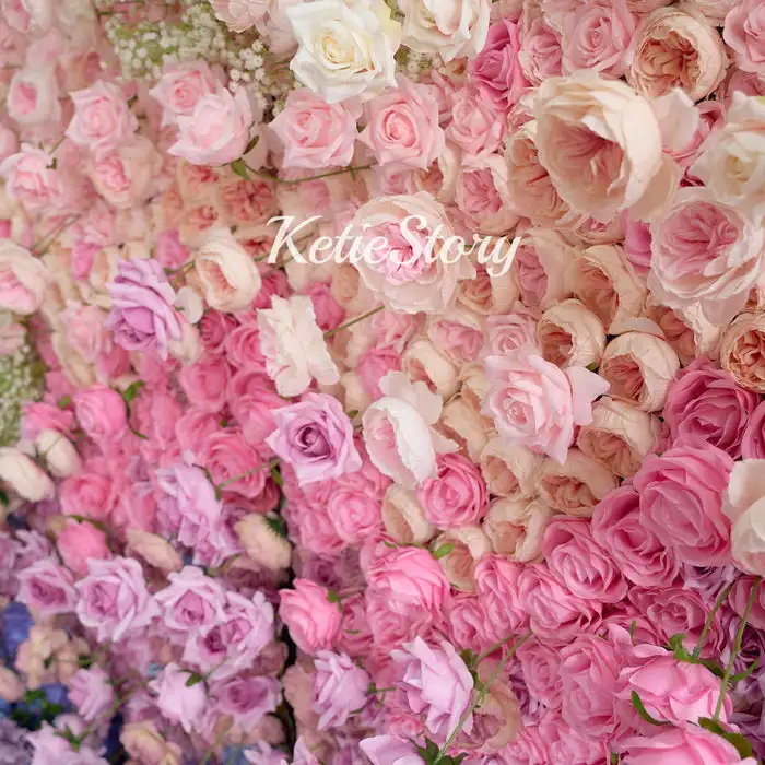 Роскошные объемные королевские розы фиолетовые розовые градиентные смешанные