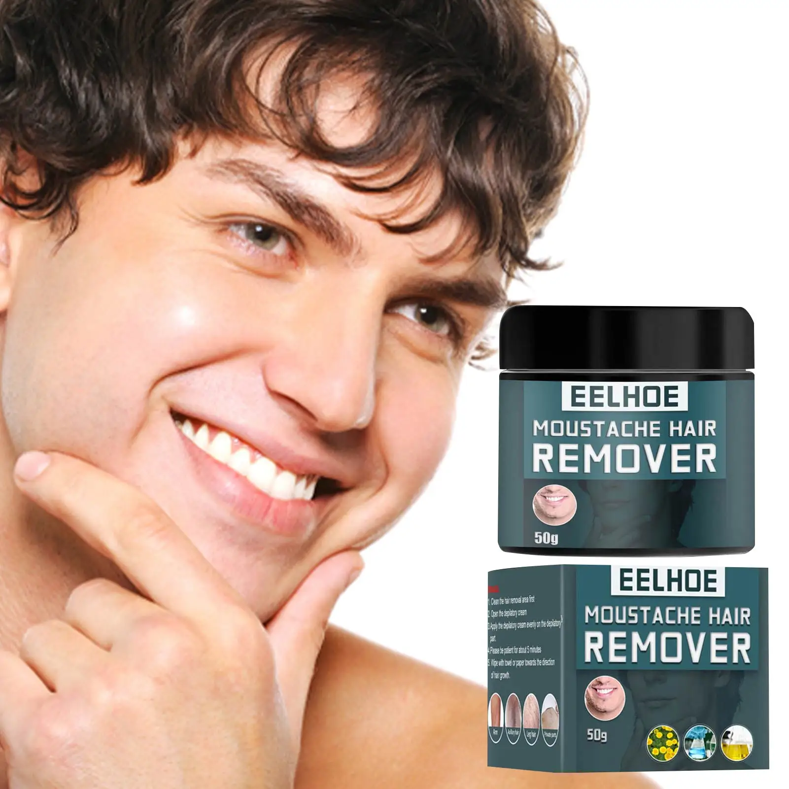 

Men Moustache Removal Cream Men Moustache Removal Cream Gentle Body Hair Depilatory Cream Painless Removal Hair Growth Inhibitor