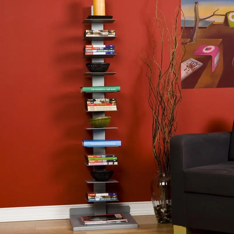 

Spine Tower Metal Bookcase