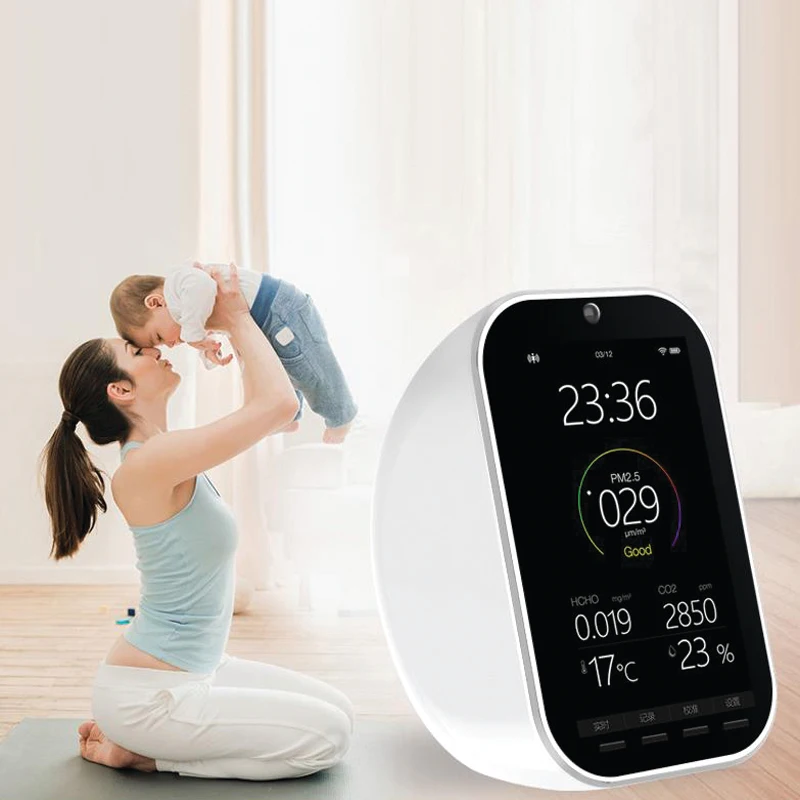 

VSON 7inch LCD (VOC) Gas Detected and Indoor Usage Air Quality pollution tester Detector for home and office