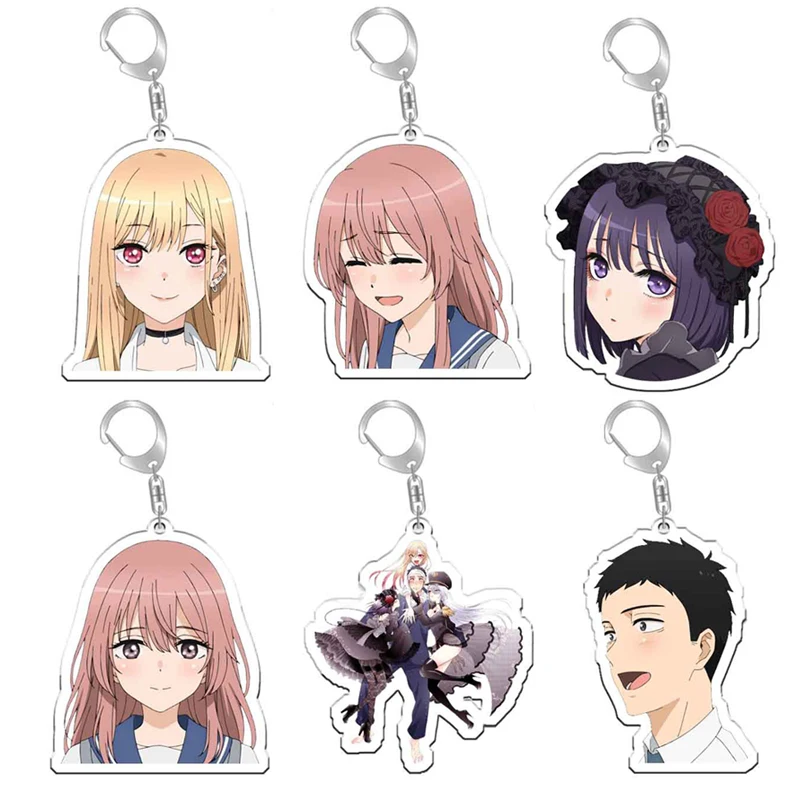 

Anime My Dress-Up Darling Gojo Wakana Inui Sajuna Kitagawa Marin Keychain Cosplay Props Bag Pendant Decoration For Women Girls