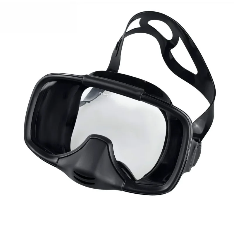 Маска для дайвинга плавательные очки подводное плавание силиконовая юбка