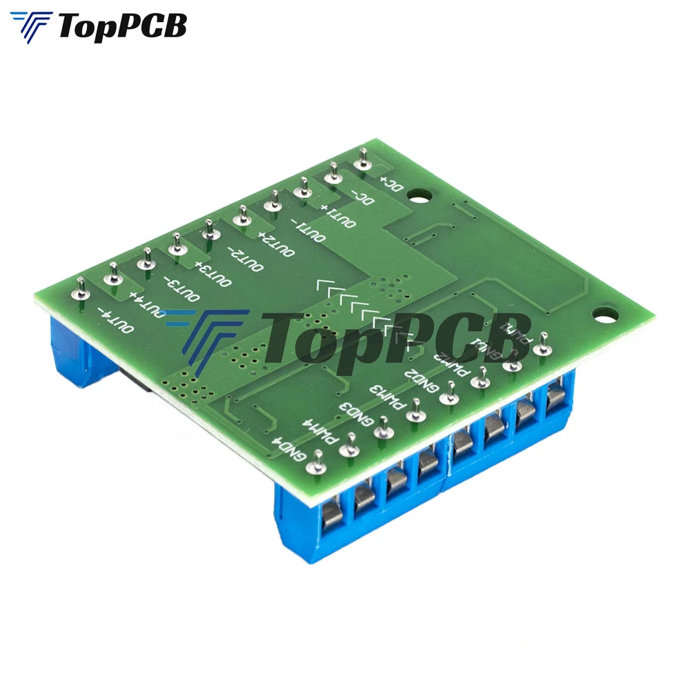 4-Channel MOS PLC Amplifier Board Driver Module PWM 3-20V to 3.7-27V DC 10A Board Driver 4-Channel MOSFET PLC Amplifier images - 6