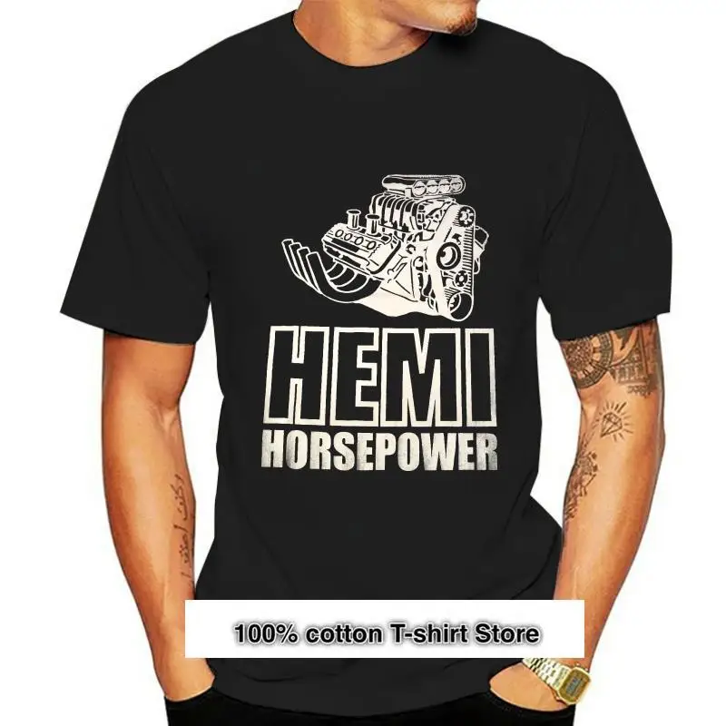 

Hemi Horsepower Drag Race-Camiseta Hot Rod Power Boat