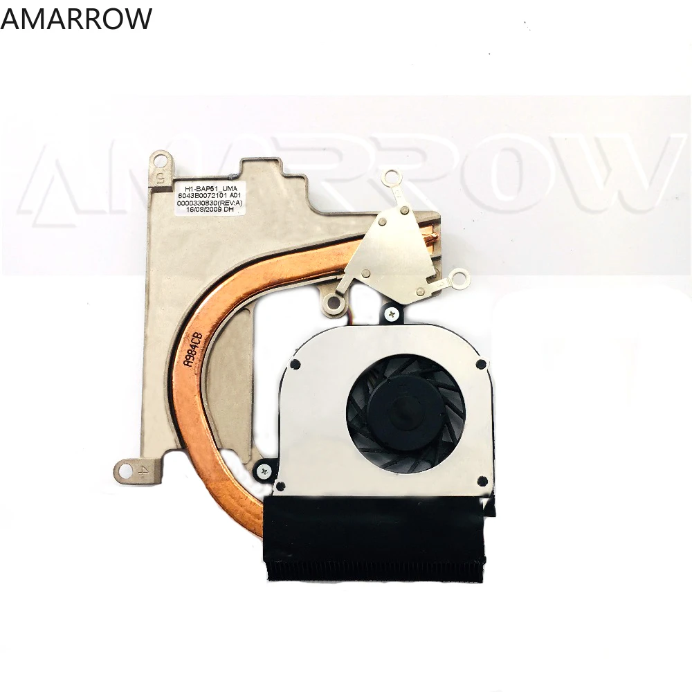 Оригинальный радиатор для ноутбука, ЦП вентилятор охлаждения для ACER 8431 8471 6043B0073301