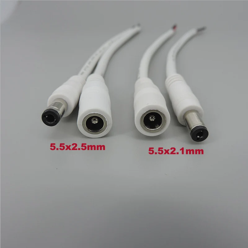 5 пар 18awg 7A DC Мужской провод женский Разъем удлинитель питания кабель мм x 2 1 медная