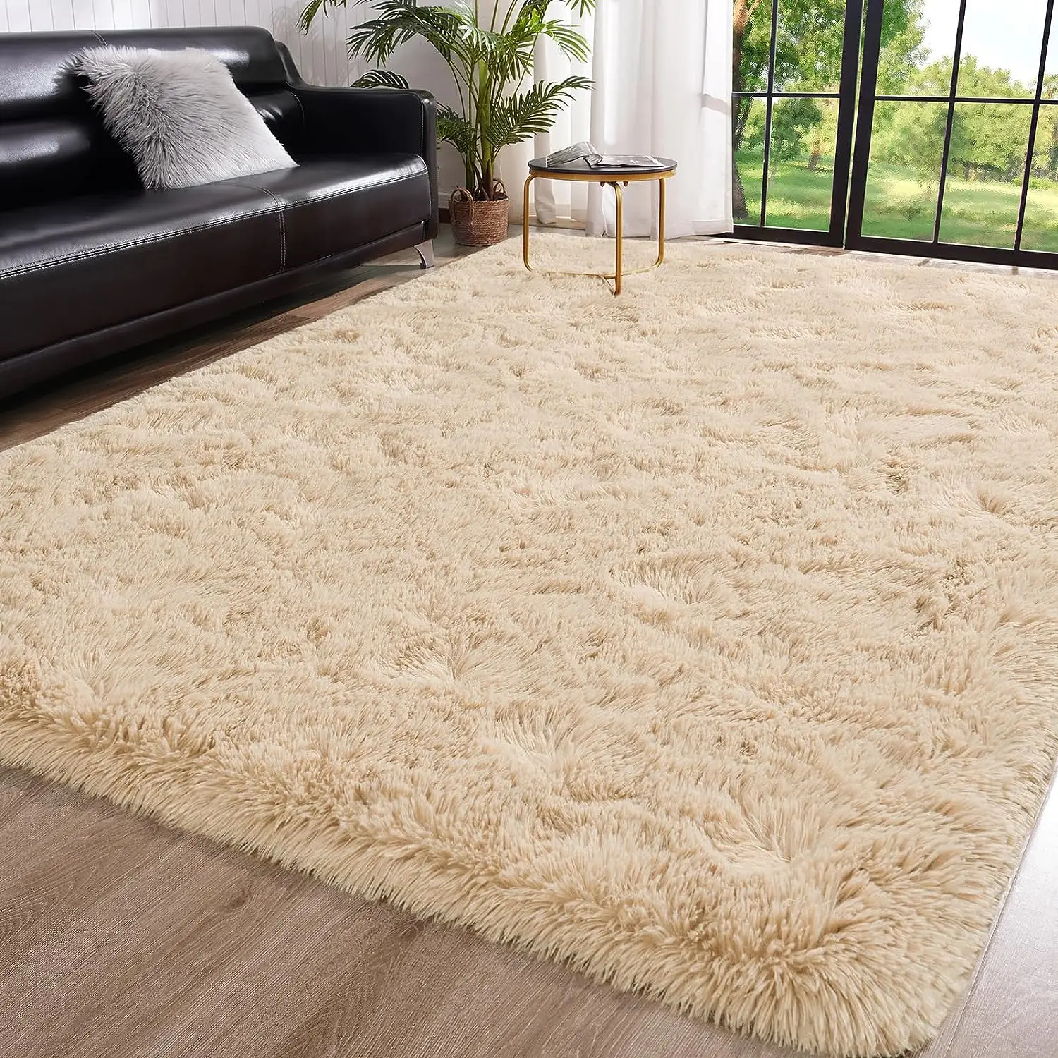 

Plush Fuzzy Rugs Fluffy Bedroom Carpet for Kids Room Living Room Soft Shaggy Nursery Rug Furry Floor Carpet Modern Decor Cute