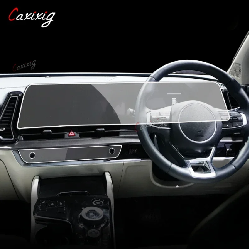 Фото Для KIA Sportage NQ5 2022-2023 автомобильная GPS-навигация защитная пленка для ЖК-экрана ТПУ защитная пленка против царапин аксессуары №1