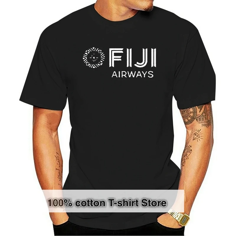 

Авиационная черная футболка Фиджи дыхательные пути Размер S 2Xl