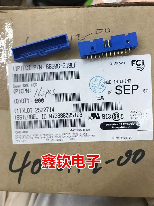 . .2 шт./лот 66506-218LF [наушники и корпуса проводов 24 POS HEADER]