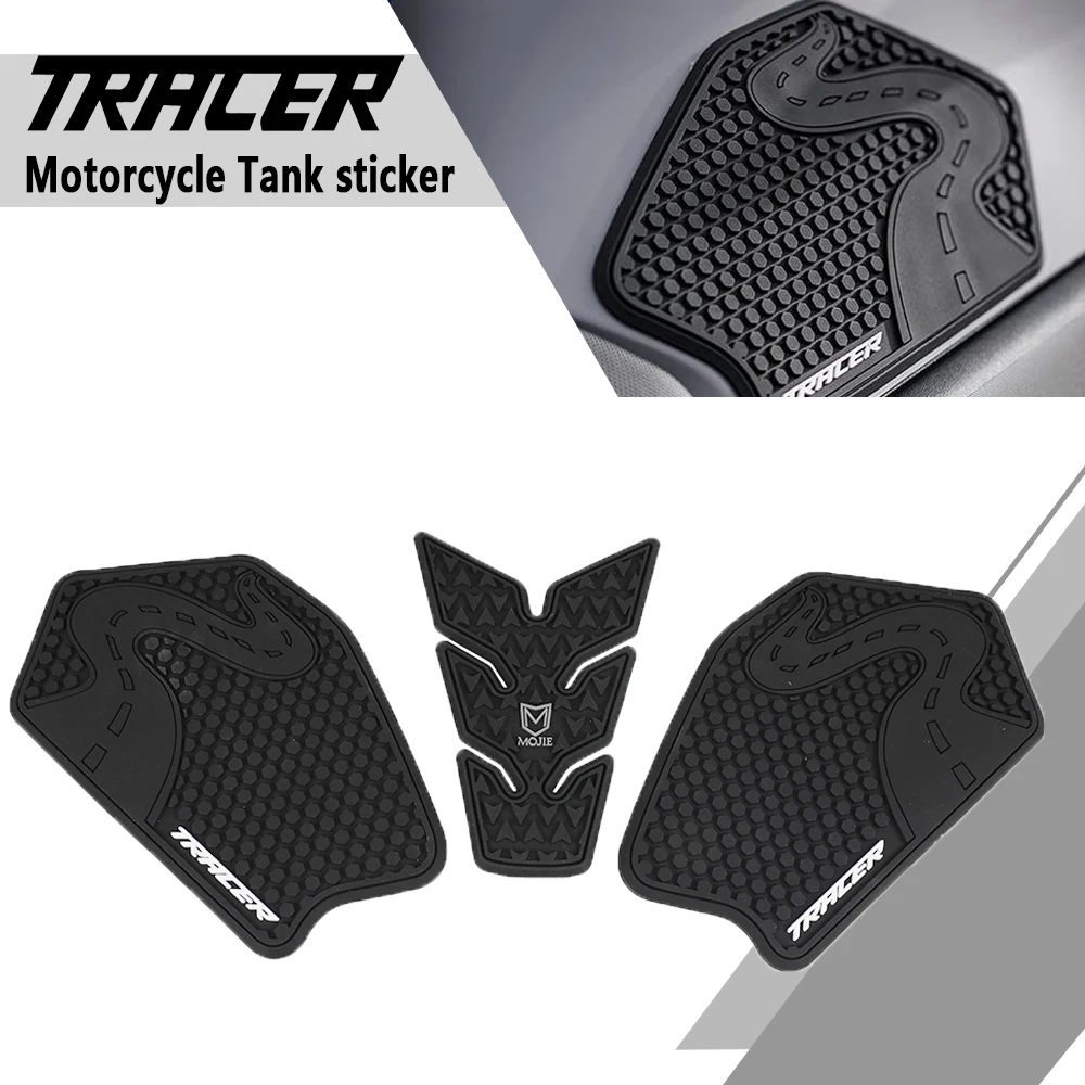 

For TRACER700 Tracer 700 Tracer 7 900 2022 2021 2020 Motorcycle Non-slip Side Fuel Tank Stickers Waterproof Pad Rubber Sticker