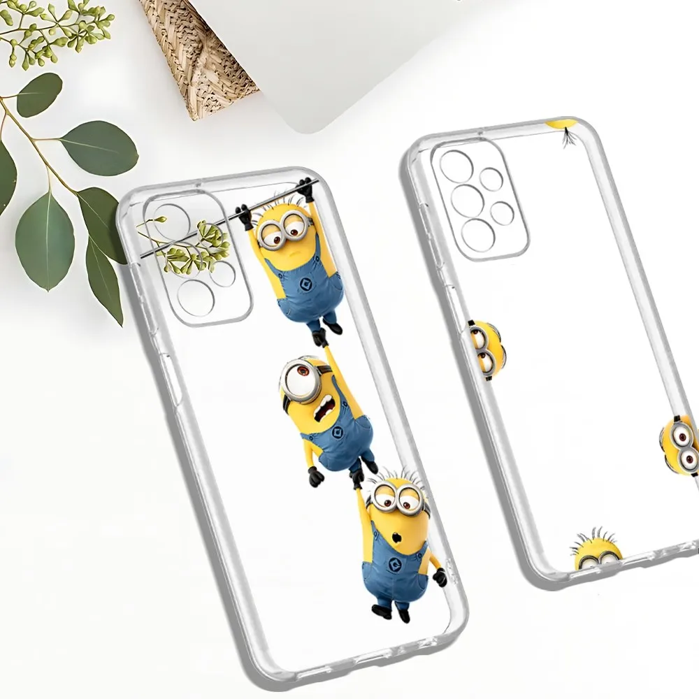 Чехол M-Minionss для телефона Samsung Galaxy A52 A12 A51 S21 Edge S22ULTRA S23 S20LITE Plus ультрапрозрачный