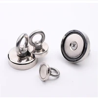 fishing and search magnet for salvage in deep sea fishing magnets holder pulling mounting pot with ring eyebolt fishing rope