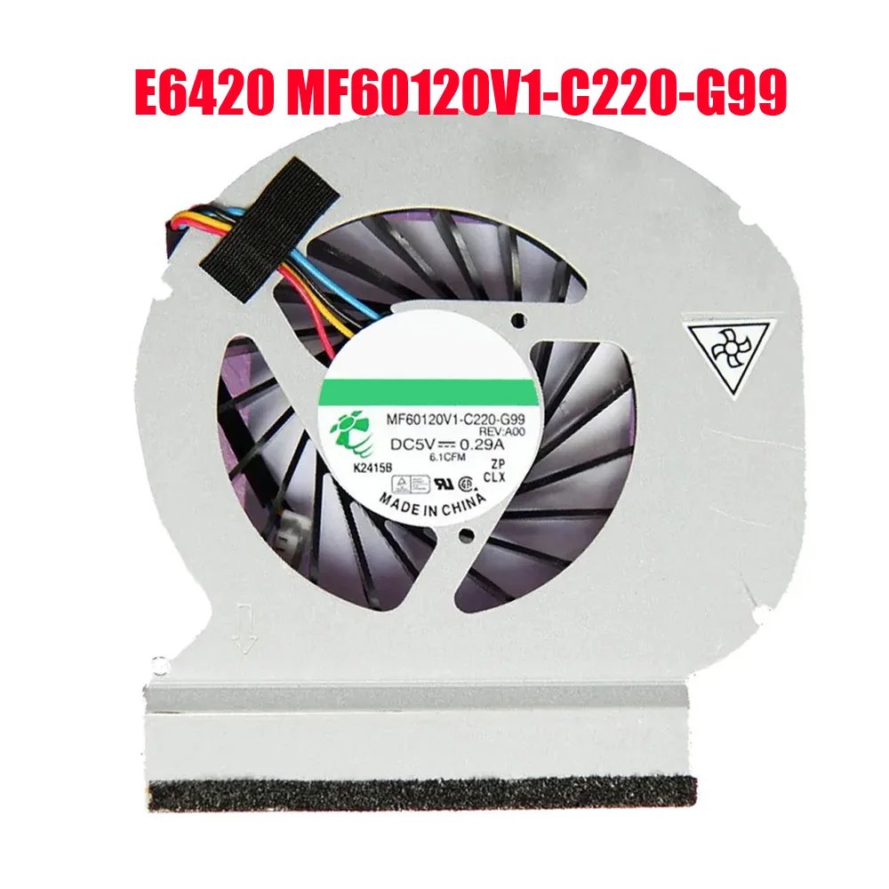 Вентилятор ЦП для ноутбука DELL Latitude E6420 MF60120V1-C220-G99 5 в постоянного тока 1,1 Вт, Новинка