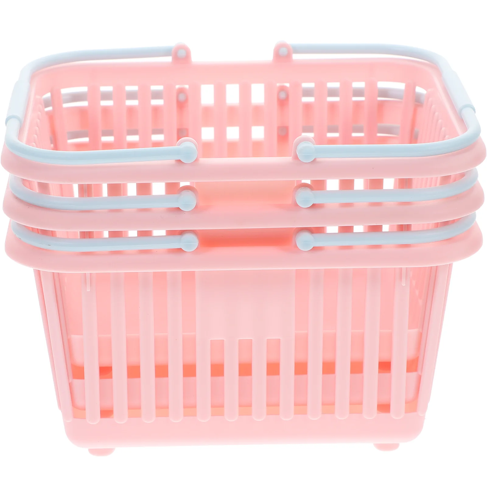 

Grocery Shopping Bags Storage Basket Portable Hanging Rack Clothes Plastic Tote Handle