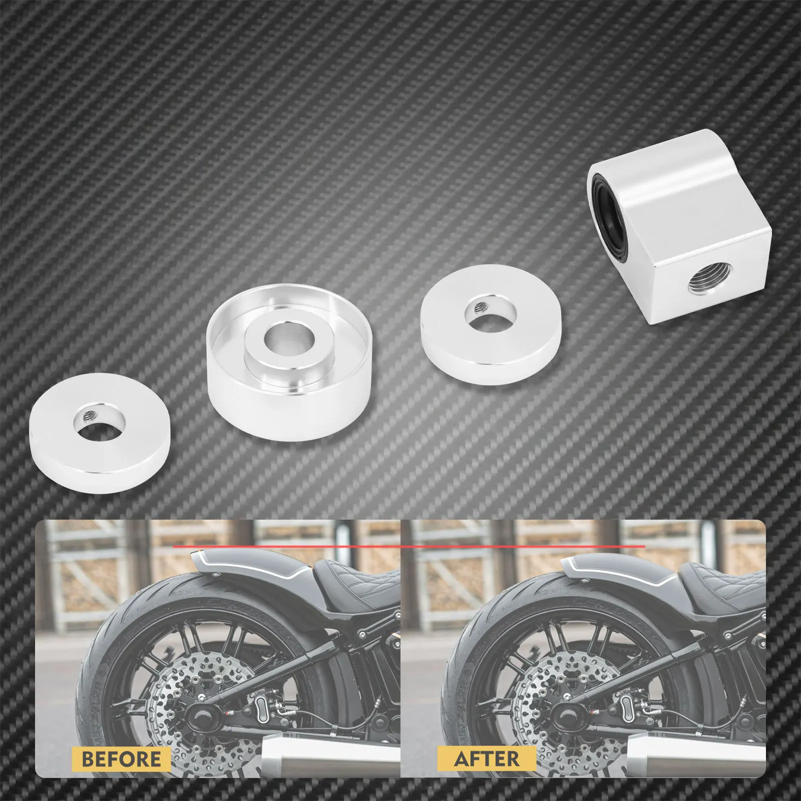 

Комплект для опускания задней амортизационной подвески мотоцикла для Harley Softail Breakout FL Slim Deluxe Fat Bob Lower Rider Deluxe 2018-2021