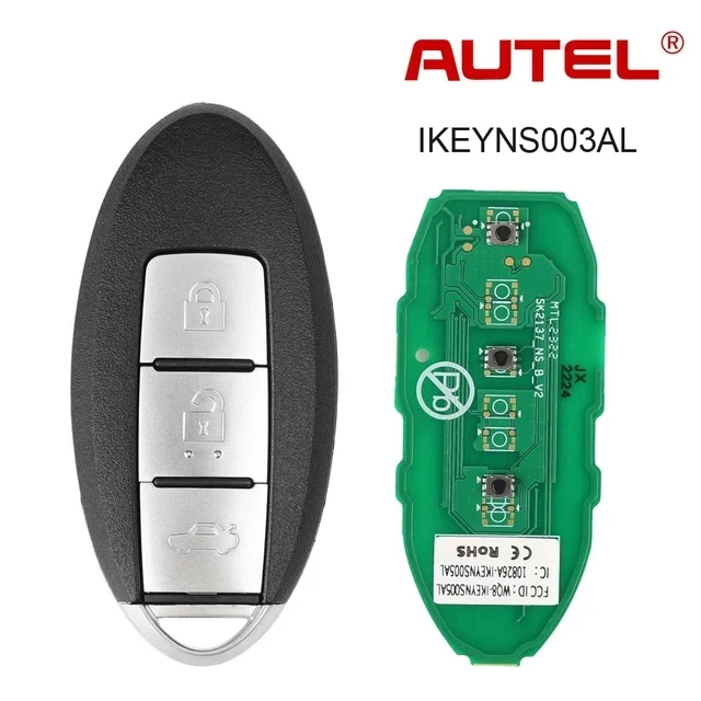 

Смарт-ключ AUTEL MAXIIM IKEY Для Nissan NS003AL NS004AL NS005AL, Совместимый С MaxiIM KM100 KM100E IM508 IM608