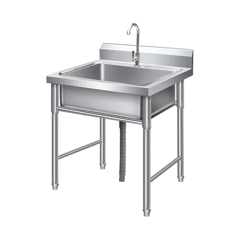 Кухонная раковина из нержавеющей стали для кухни с кронштейном простой и