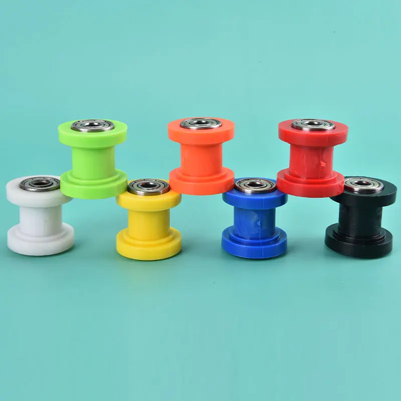 

Chain Roller Tensioner Guide,8mm Drive Chain Pulley Roller Slider Tensioner for Motorized Bicycle Bike Pit Dirt Bike ATV Quad