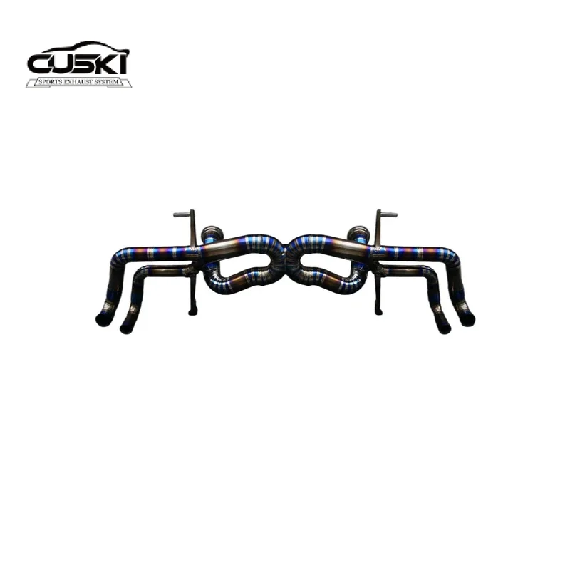 Выхлопная труба Catback из титанового сплава с высоким потоком подходит для Lamborghini