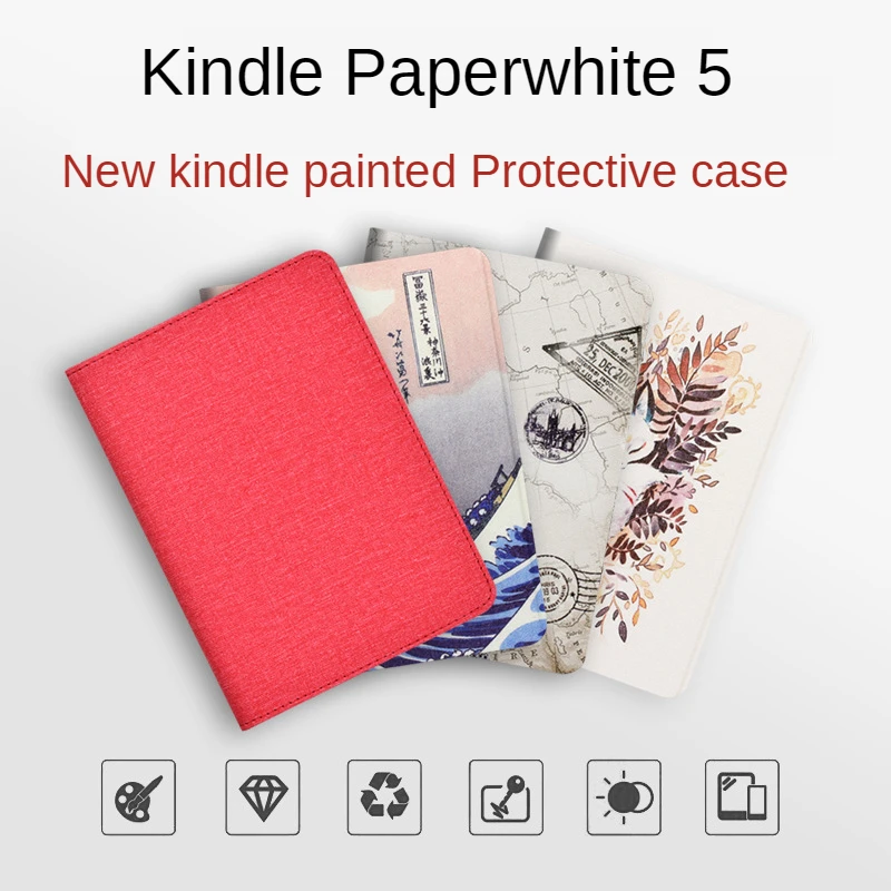 

Новинка 2021, магнитная фотовспышка для Amazon Kindle Paperwhite 5 11-го поколения, 6,8 дюйма, с подставкой/ручным ремешком и автоматическим спящим режимом/пробуждением