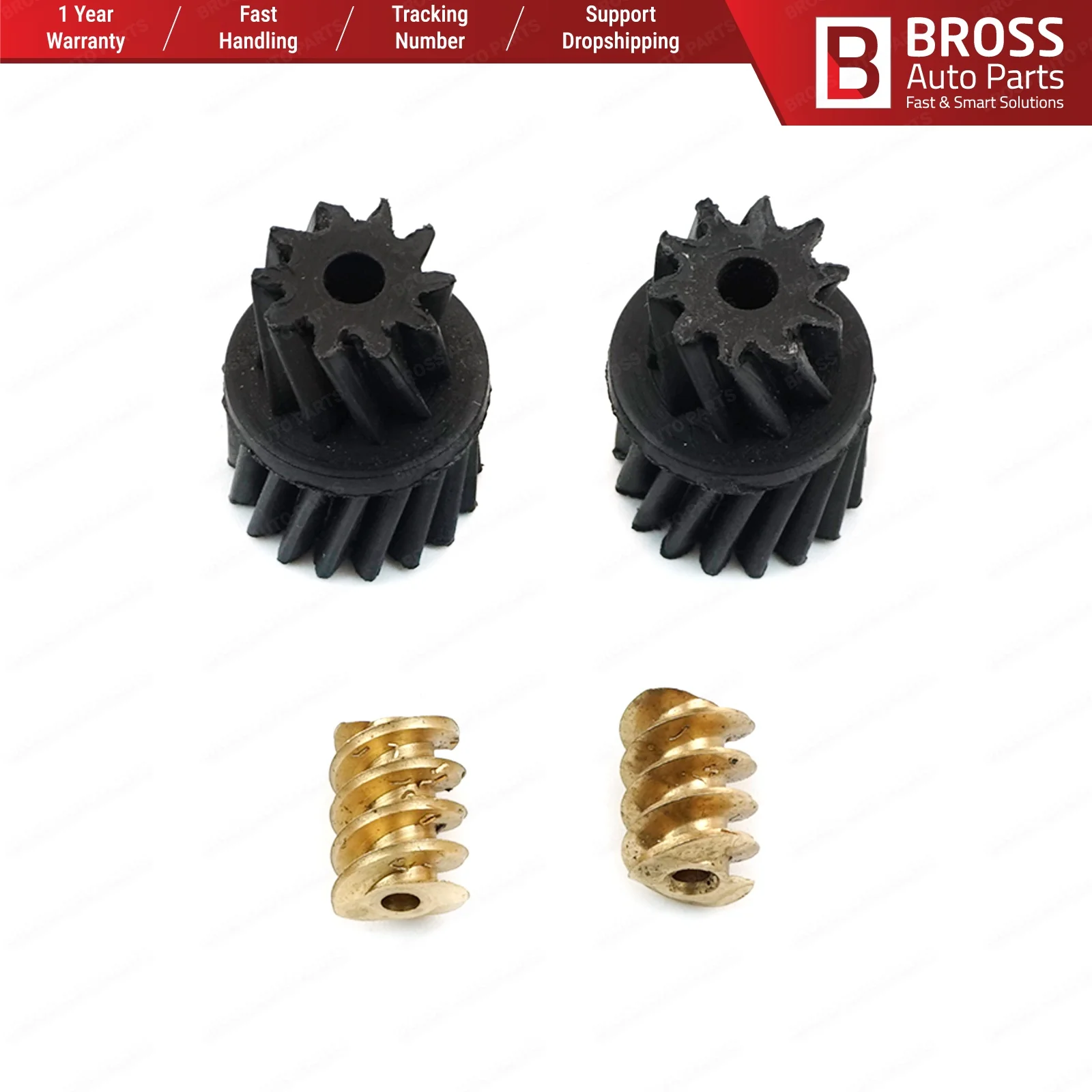 Bross автозапчасти BDP644 1 2 комплекта замок двери защелка привода Cog ремонтные