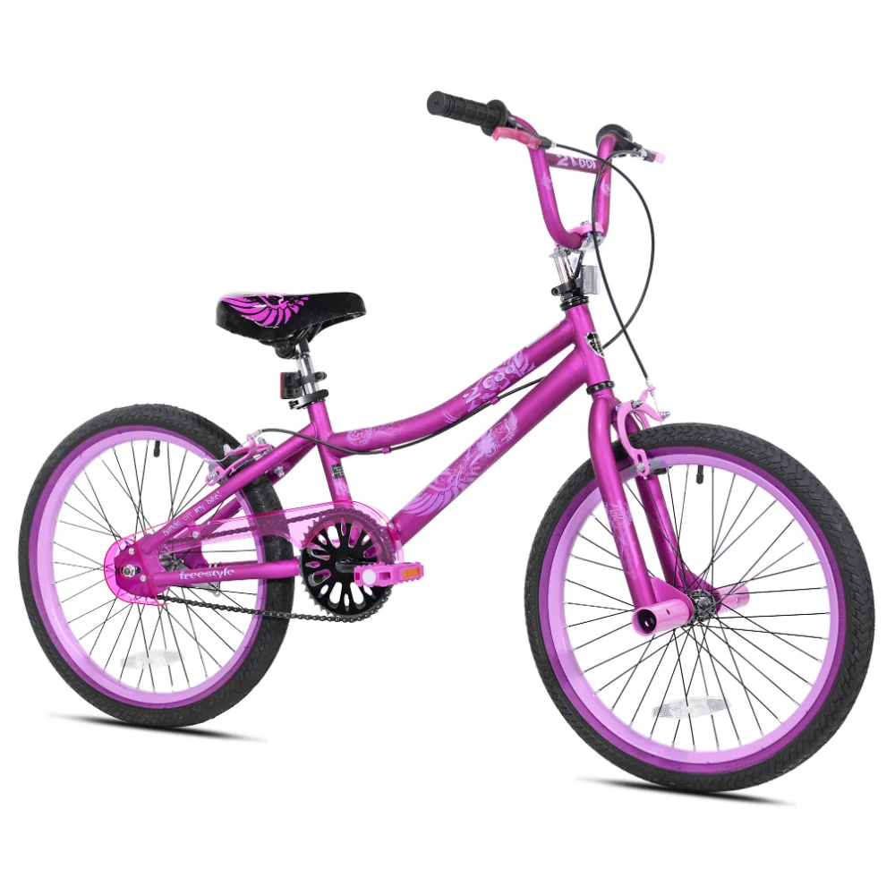 

Велосипед BMX для девочек, прочный Односкоростной велосипед с прочной стальной рамой и моноподом, 20 дюймов, 2 шт.