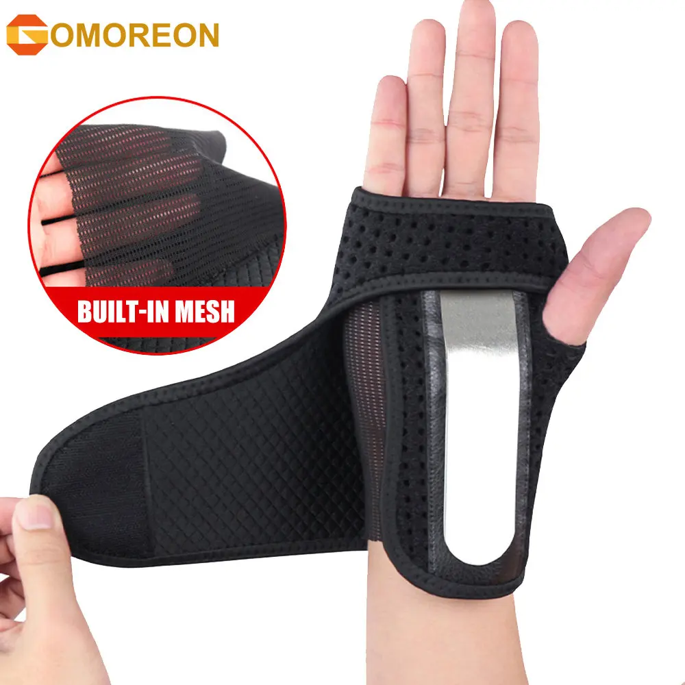 

1Pcs Wrist Hand Palm Brace Support with Metal Removable Splint Stabilizer for Tendonitis, Arthritis, Carpal Tunnel Syndrome