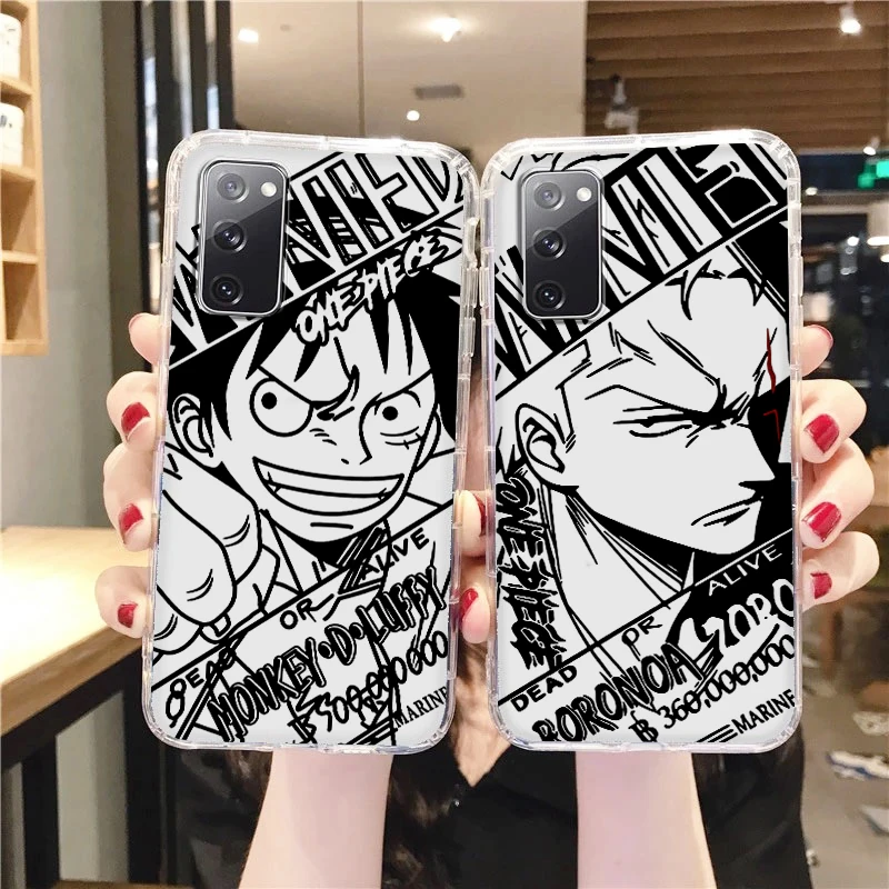 

Dark Comics One Piece Art Phone Case For Samsung A73 A72 A71 A53 A52 A51 A42 A33 A32 A23 A22 A21S A13 A12 A03 A02 Transparent