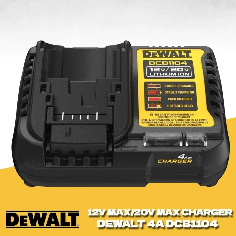 

DEWALT DCB1104 220V Battery Chargers CN PLUG for Dewalt 12V 18V 20V Power Tools Cordless Drill DCB115