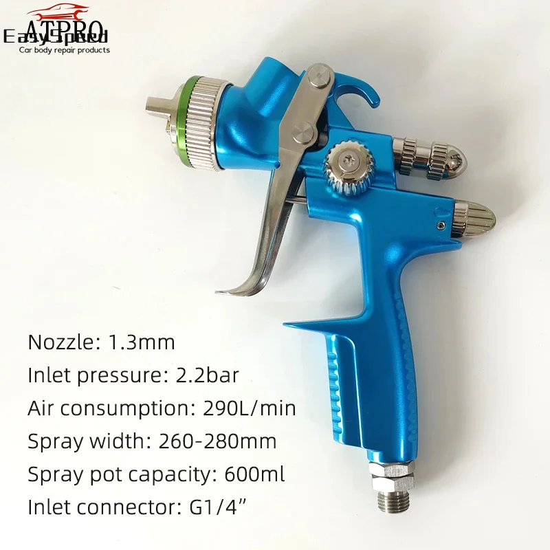 1 3 насадка гравитационного типа ручной краскопульт низкого давления