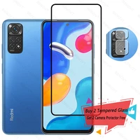 for xiaomi redmi note 11s glass for redmi note 11s screen protector full cover tempered glass for redmi note 11s 11 camera lens