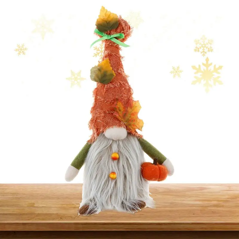 

Осенние гномы украшения для дома гномы на День Благодарения осень ниссе томте с светильник кой плюшевый шведский томте ручной работы с подс...