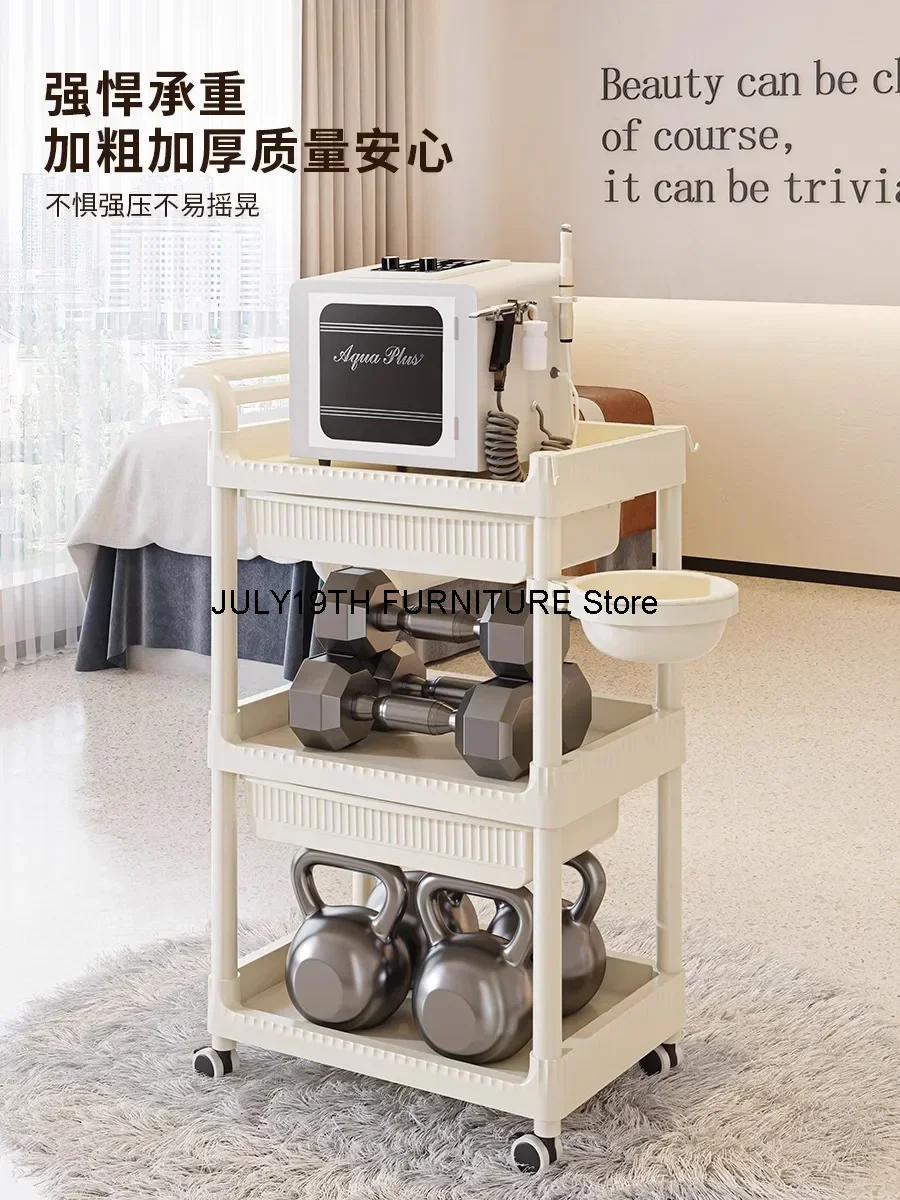 Роликовый инструмент для салона красоты тележка парикмахерской маникюрная