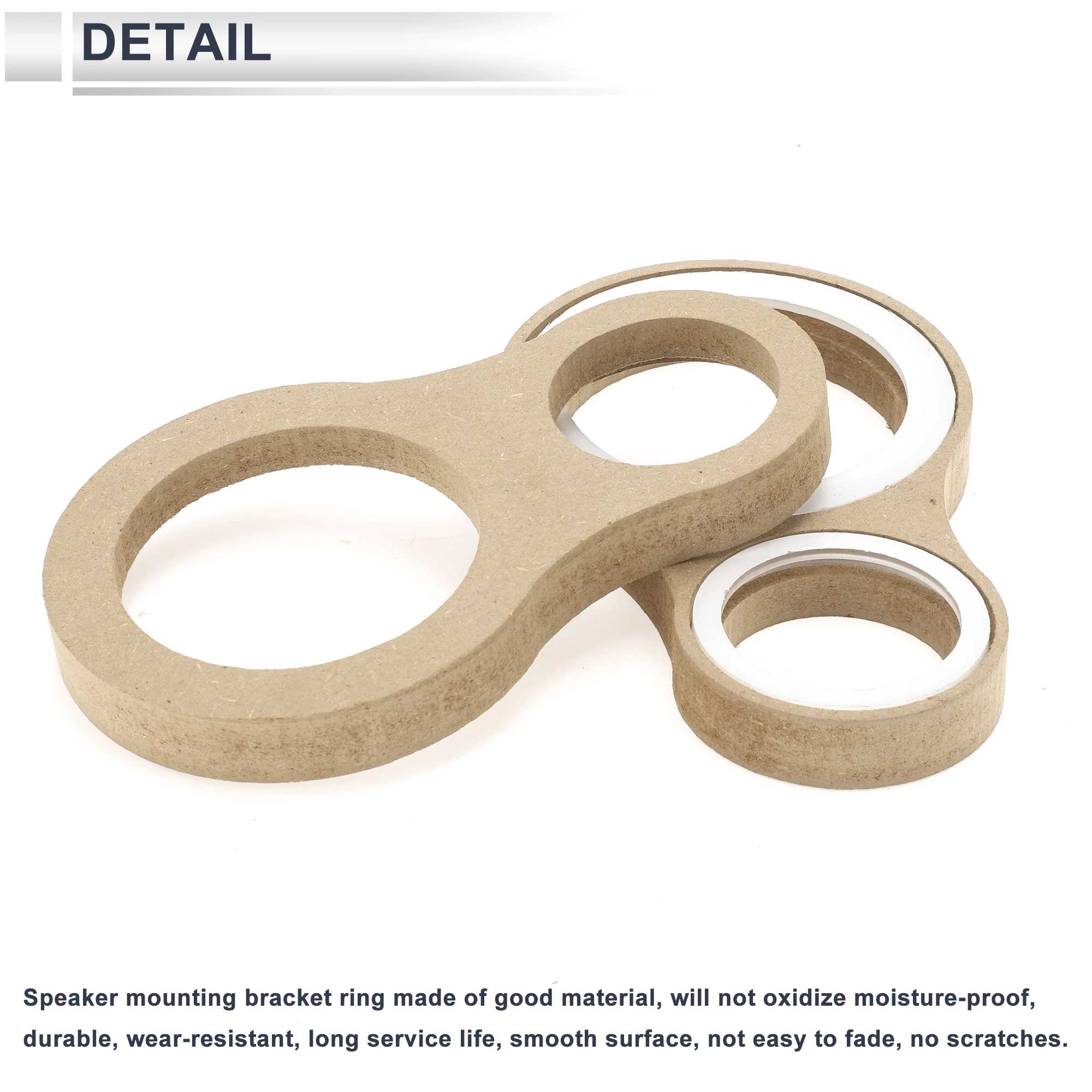 X Autohaux 2 комплекта для адаптера разделительного кольца динамика 1–4 дюйма двойные