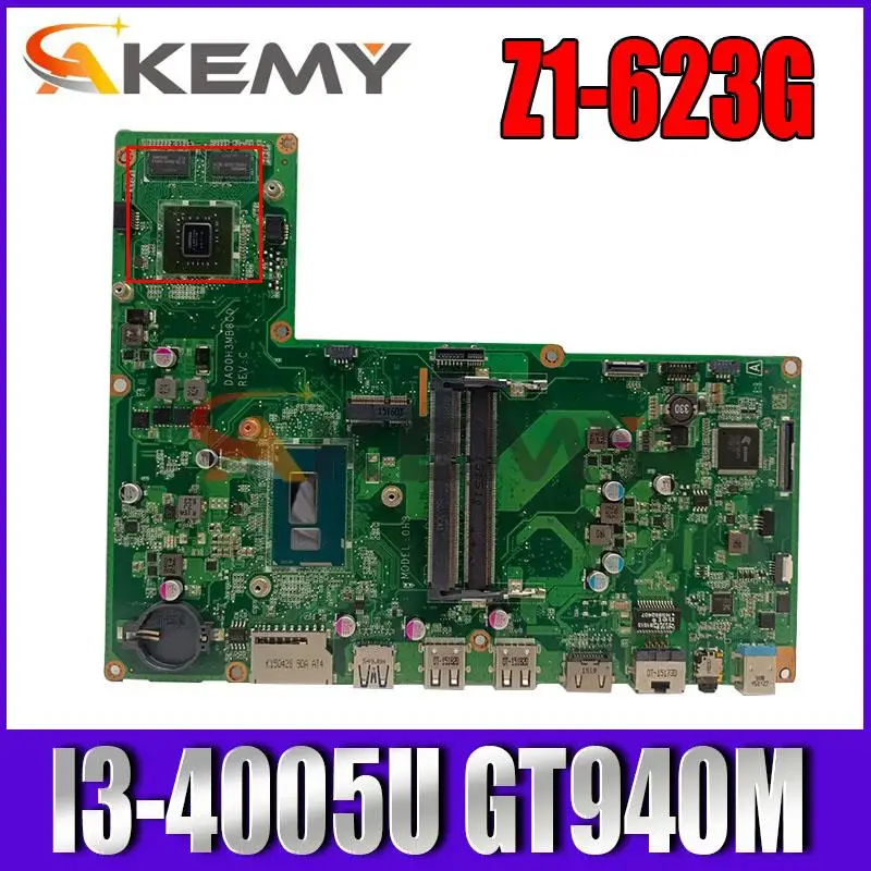 

Для ACER AIO AZ1620-N81 Z1-623 Z1-623G GT940M I3-4005U DA00H3MB8C0 SR1EK, материнская плата для ноутбука DDR3