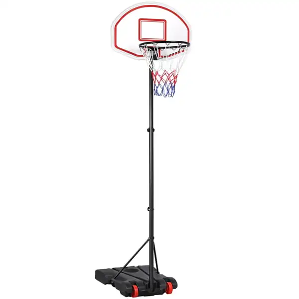 

MART Height Adjustable Basketball Hoop System Portable Basketball Goal for Kids Youth,6.4-8.2 ft,