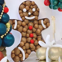 merry christmas decoration giant balloon filling box gingerbread man cane christmas tree balloon frame home decor happy new year