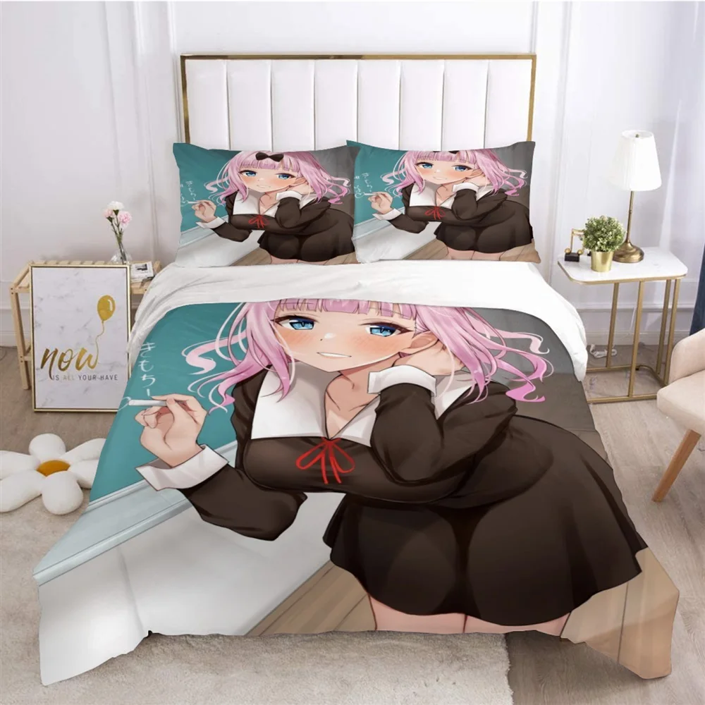 

Комплект постельного белья для девочек с рисунком из аниме