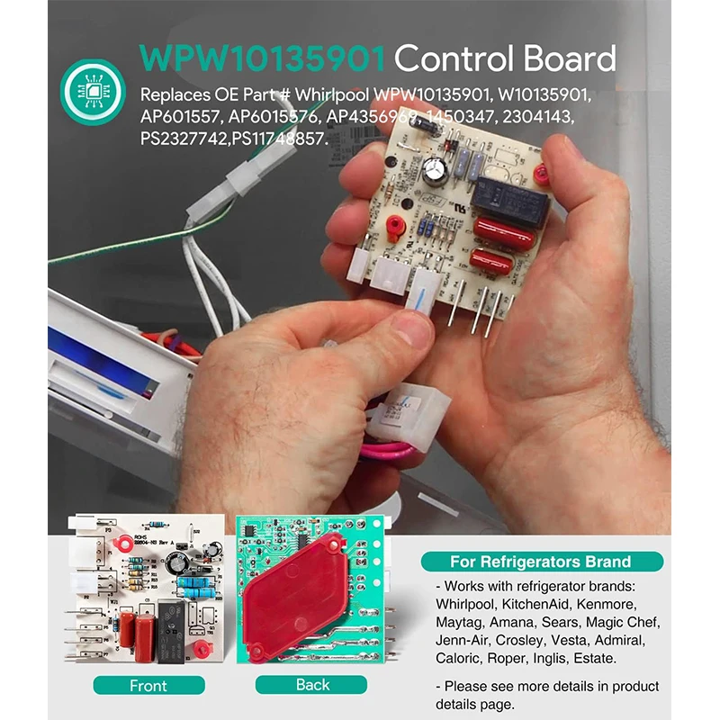 Электронная плата управления размораживанием холодильника комплект запасных