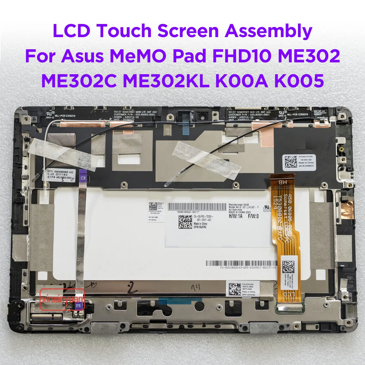 Новый 10 1 ЖК-дисплей с сенсорным экраном в сборе для Asus MeMO Pad FHD10 ME302 ME302C ME302KL K00A K005