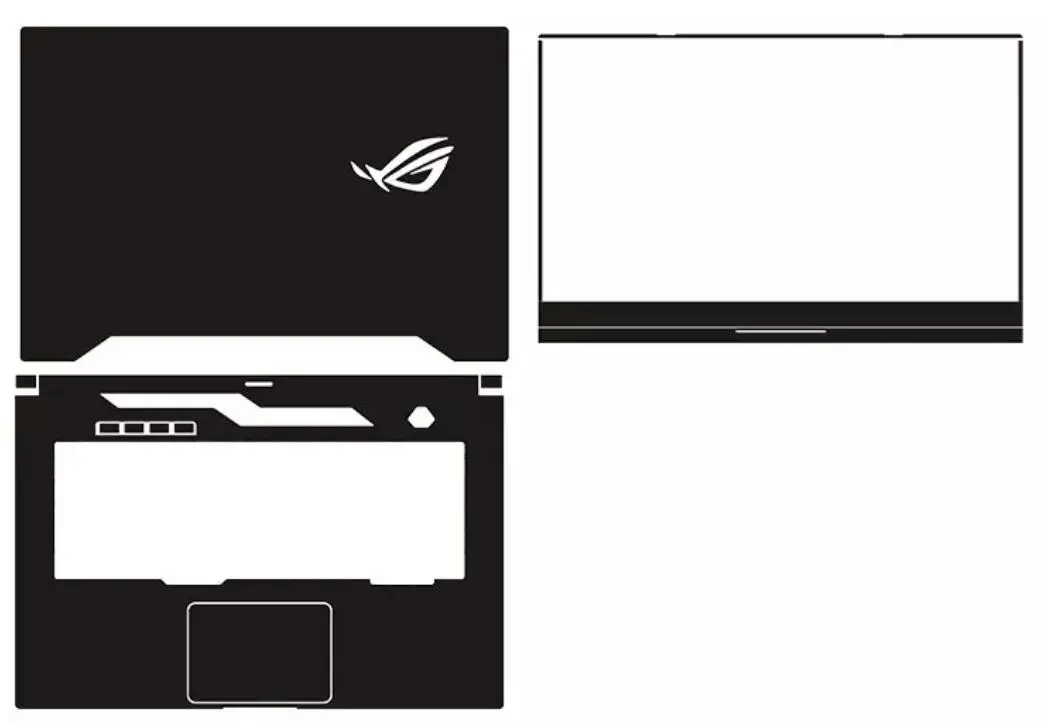 Углеродная защитная наклейка для ноутбука ASUS X550L X550V X550 X550JX X550C Y581 X552 F550C F550 R510 R510C