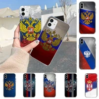 maiyaca russia russian flags emblem phone case for iphone 11 12 13 mini pro max 8 7 6 6s plus x 5 se 2020 xr xs case shell