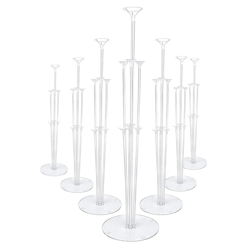 

Uclio Balloon Stand,Balloon Holders with Plastic Stand, Reusable for Birthday Party and Wedding Celebration