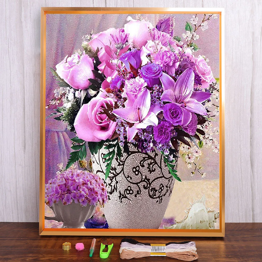 

Panda Animals Printed Canvas 11CT Cross Stitch Embroidery Full Kit DMC Threads Handiwork Painting Handicraft Hobby Magic