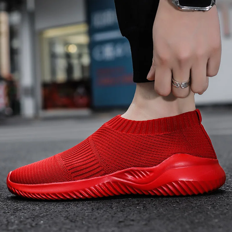 

Мужские кроссовки обувь легкая мужская обувь для бега дышащая сетчатая Повседневная прогулочная обувь Слипоны мужские лоферы Zapatillas Hombre