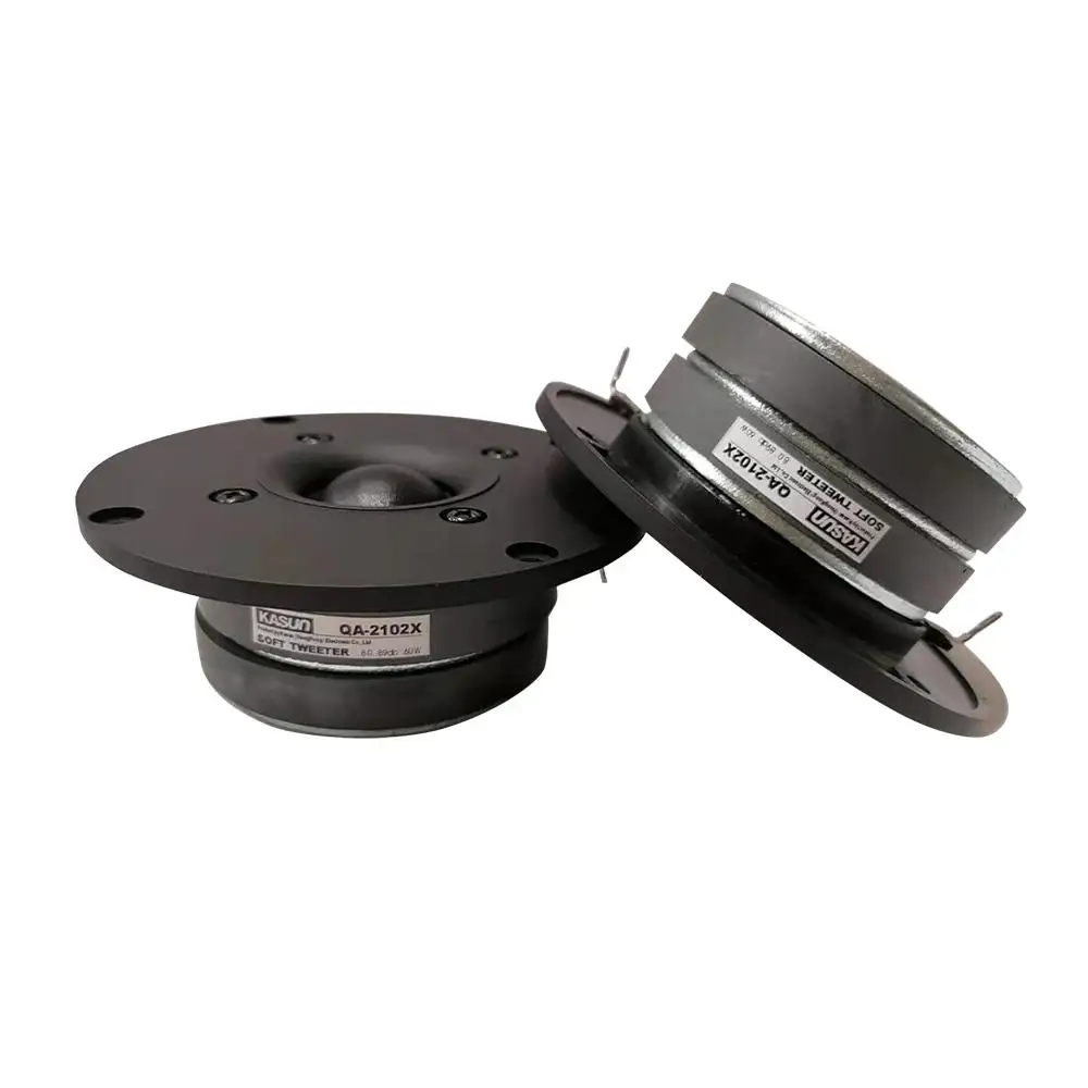 Оригинальный Kasun QA-2102X/QA-2101F/HL-139X 2 шт. 4 дюйма черный мембранный твитер динамик два